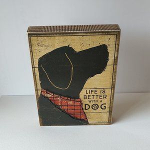 Rustic Style - Life Is Better With A Dog - String Art Sign - Primitives by Kathy
